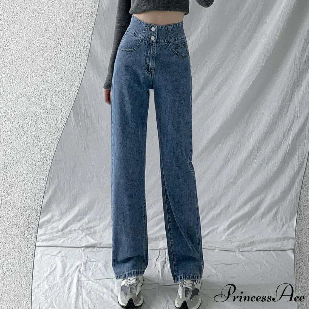 Casual Fashion Straight Leg Jeans