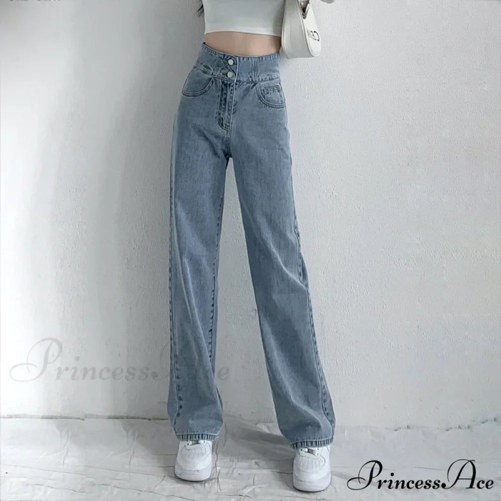 Casual Fashion Straight Leg Jeans