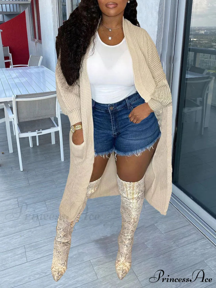 Casual High Waist Slip Modern Wide Leg Pants - White