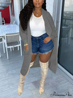 Casual High Waist Slip Modern Wide Leg Pants - White