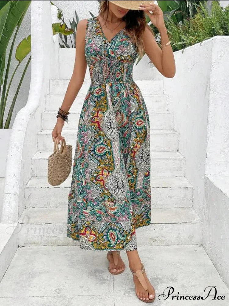 Casual Holiday Female Fashion Summer Boho Dress