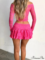 Casual Long Sleeve Solid Color Slim Fit Pullovers T-shirts