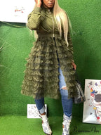 Casual Patchwork Graceful Plaid Long Shirts