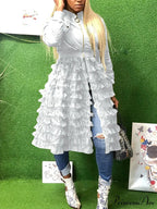 Casual Patchwork Graceful Plaid Long Shirts