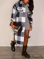 Casual Plaid Graceful Printed Shirt