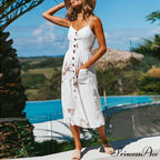 Casual Print Beach Dress