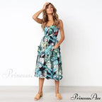 Casual Print Beach Dress