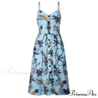 Casual Print Beach Dress