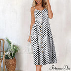 Casual Print Beach Dress