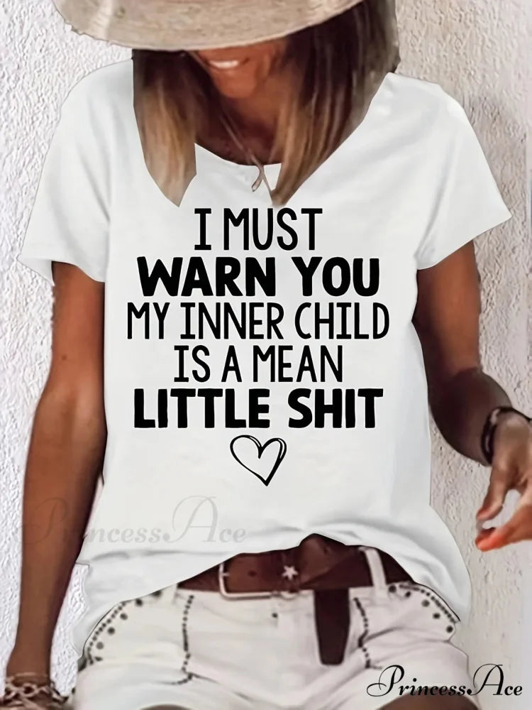 Casual Short Sleeve Spring & Summer Women's Clothing Print Crew Neck T-shirt