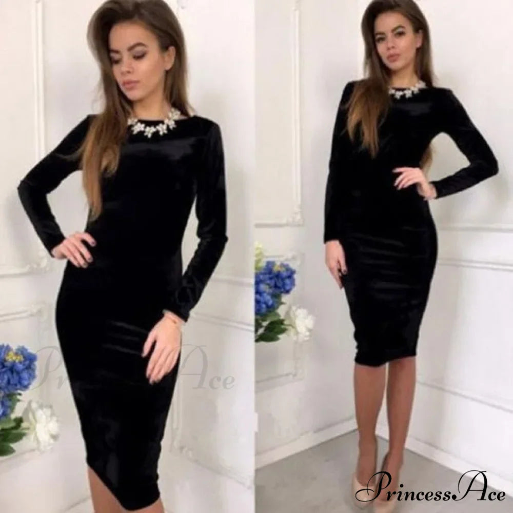 Casual Sleeveless O Neck Bodycon Dress