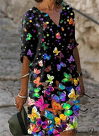 Casual Vintage All-match Plus Size Beach Dresses