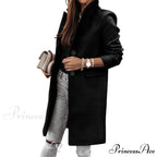 Casual Woolen long Overcoat