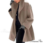 Casual Woolen long Overcoat