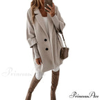 Casual Woolen long Overcoat