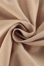 Khaki Drawstring Trench Jacket