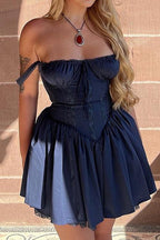 Lace Backless Cami Boho Dress