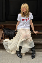 Fashion Patchwork Long Skirt