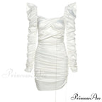 Celebrity Lacy Long Sleeve Spice Dresses