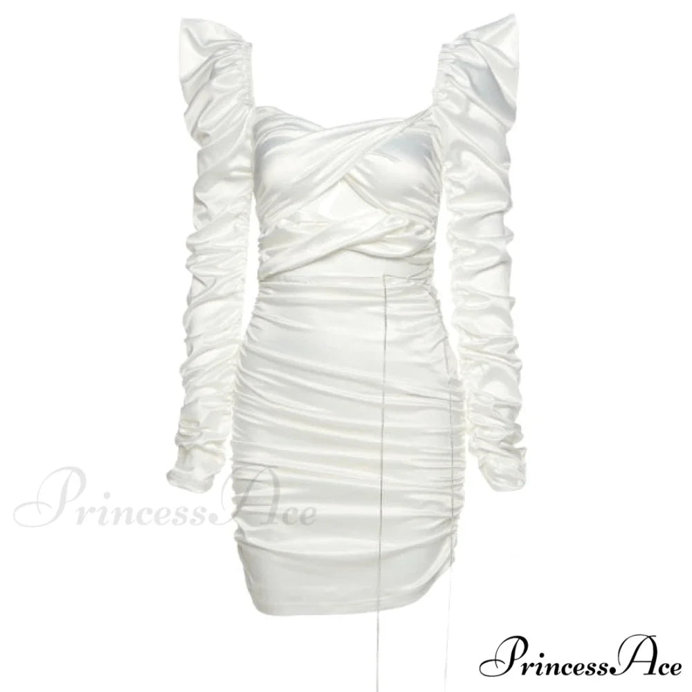 Celebrity Lacy Long Sleeve Spice Dresses