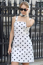 Polka Dot Cami High-Waist Mini Dress