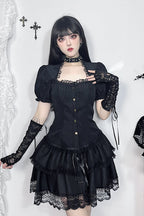 Lolita Layered Puff Sleeve Blouse