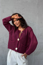 Fashion Chunky Cardigan Sweater