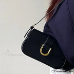 Changeable Band Patent Leather Satchel Bag