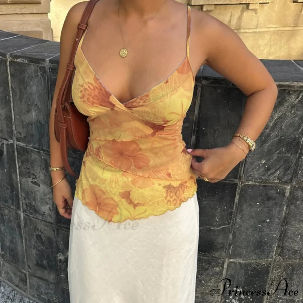 Changeable Frilled Open-Back Crop Top