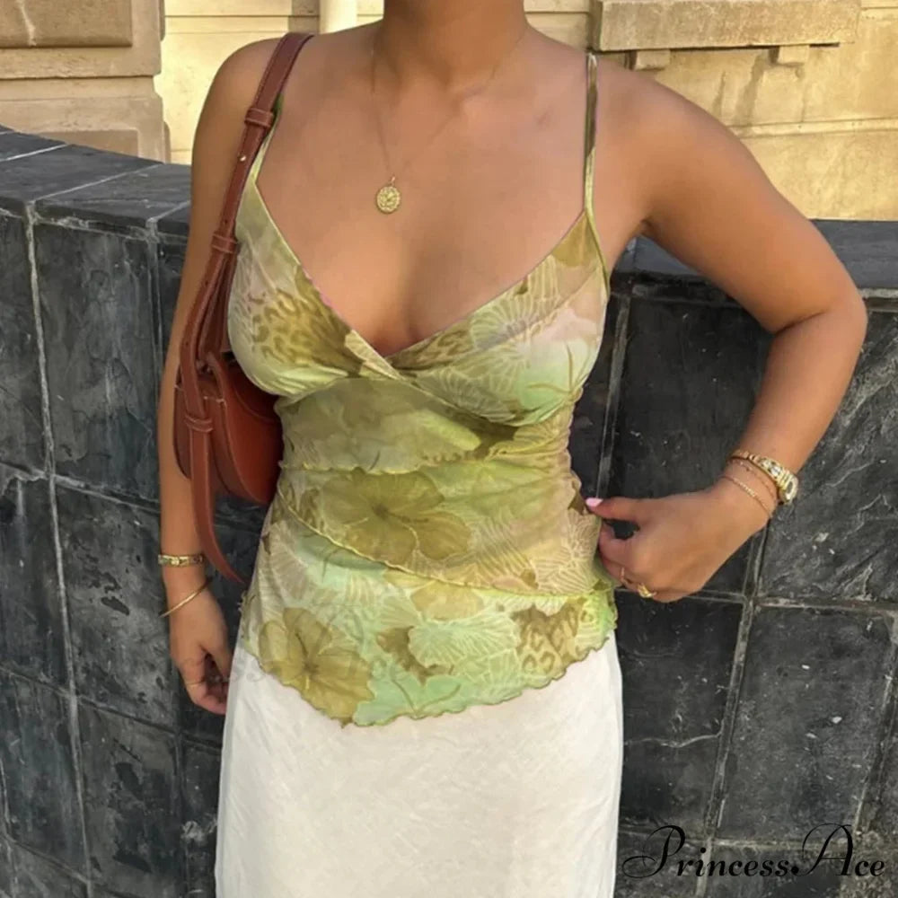 Changeable Frilled Open-Back Crop Top