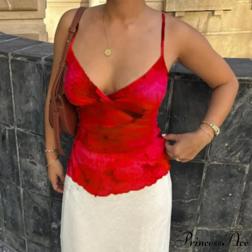 Changeable Frilled Open-Back Crop Top