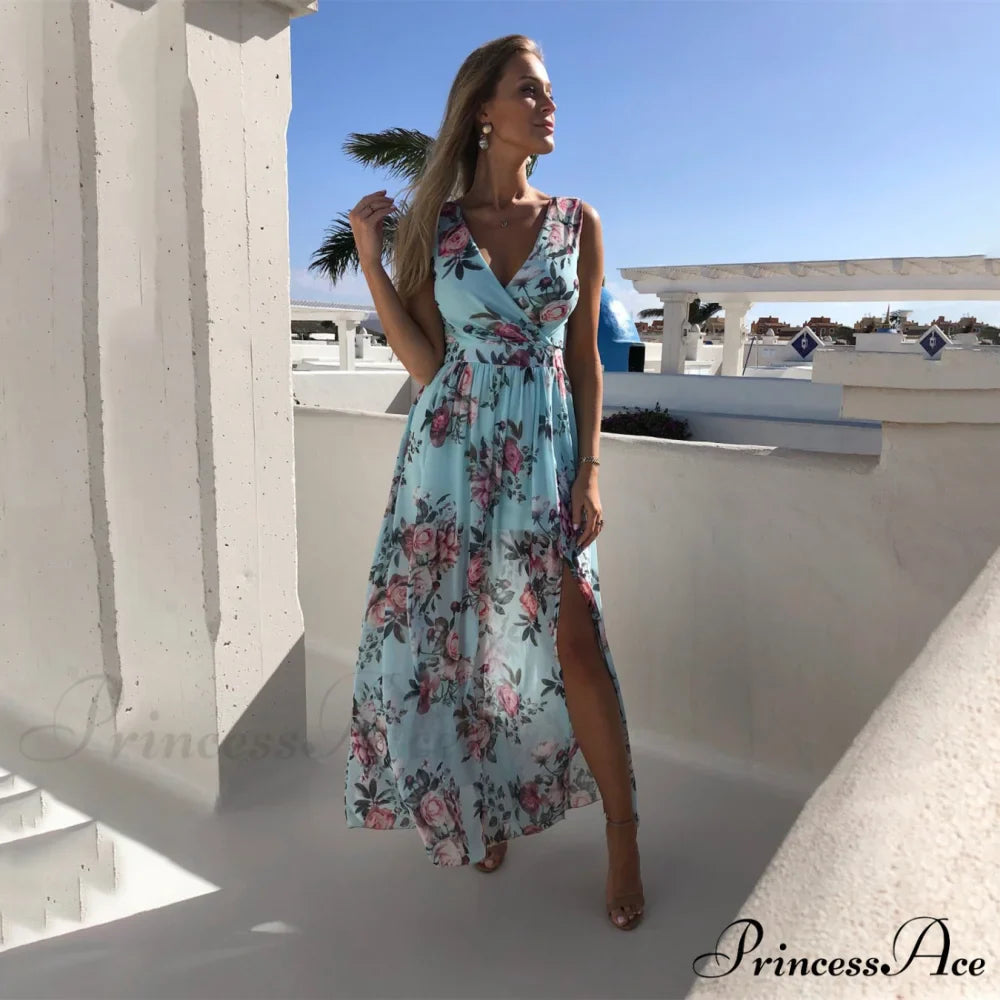 Charena Formal Embroidered Charming Floral Tulle Dress