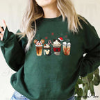 Charming Gingerbread Coffee Magic Kingdom Christmas Hoodie