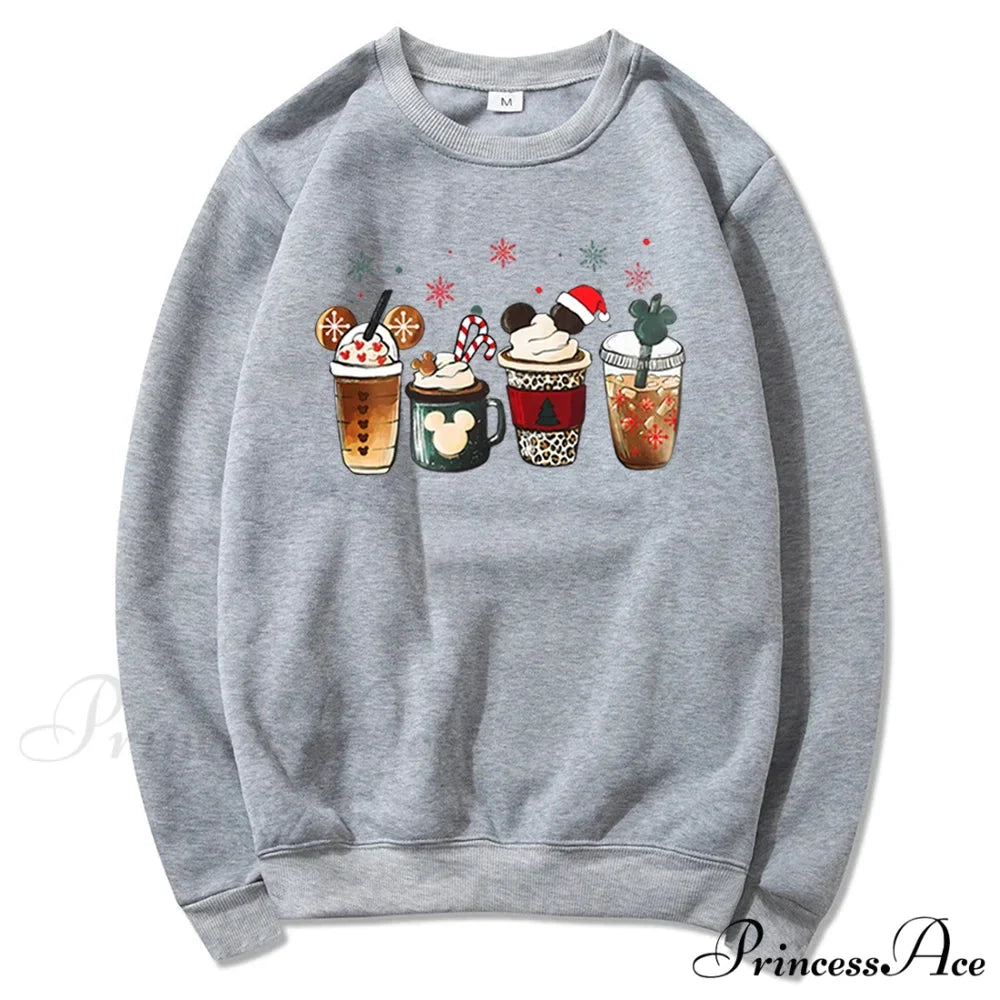 Charming Gingerbread Coffee Magic Kingdom Christmas Hoodie