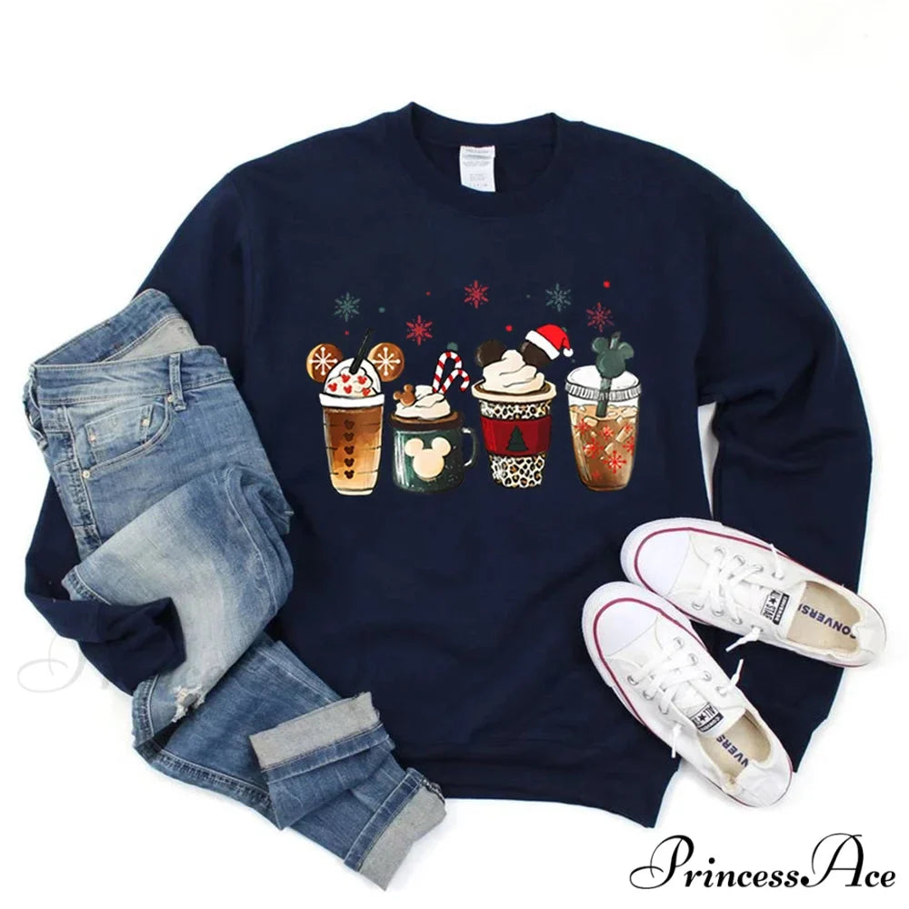 Charming Gingerbread Coffee Magic Kingdom Christmas Hoodie