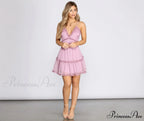 Charming Ruffles Stylish Chiffon Dress