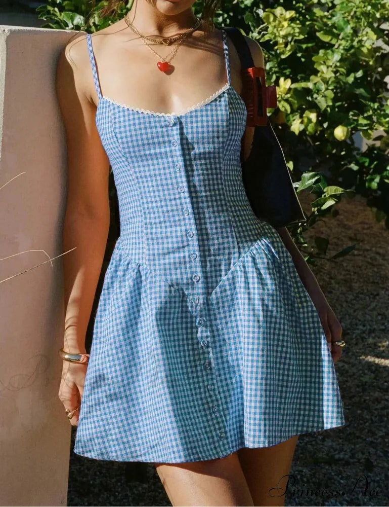Checkered Beloved Mini Dress