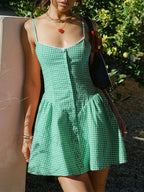 Checkered Beloved Mini Dress