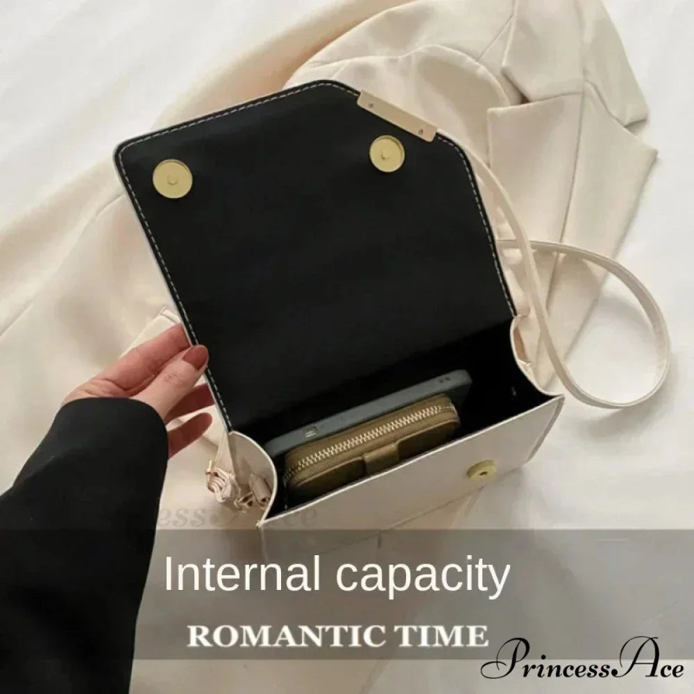 Checkered Faux Leather Designer Petite Crossbody Purse