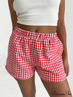 Checkered Pocket Lounge Short