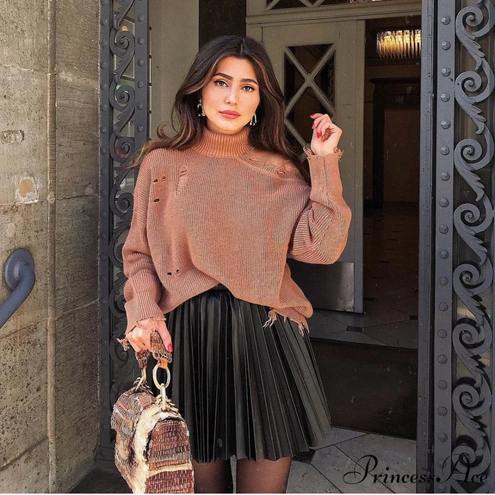 Chic High Waisted Sexy A-line Mini Fashion Skirt