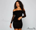 Chic Moment Mesh Charming Bodycon Mini Dress