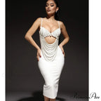 Chic Monochrome Lace Celebration Gown Formal Gown