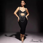 Chic Monochrome Lace Celebration Gown Formal Gown