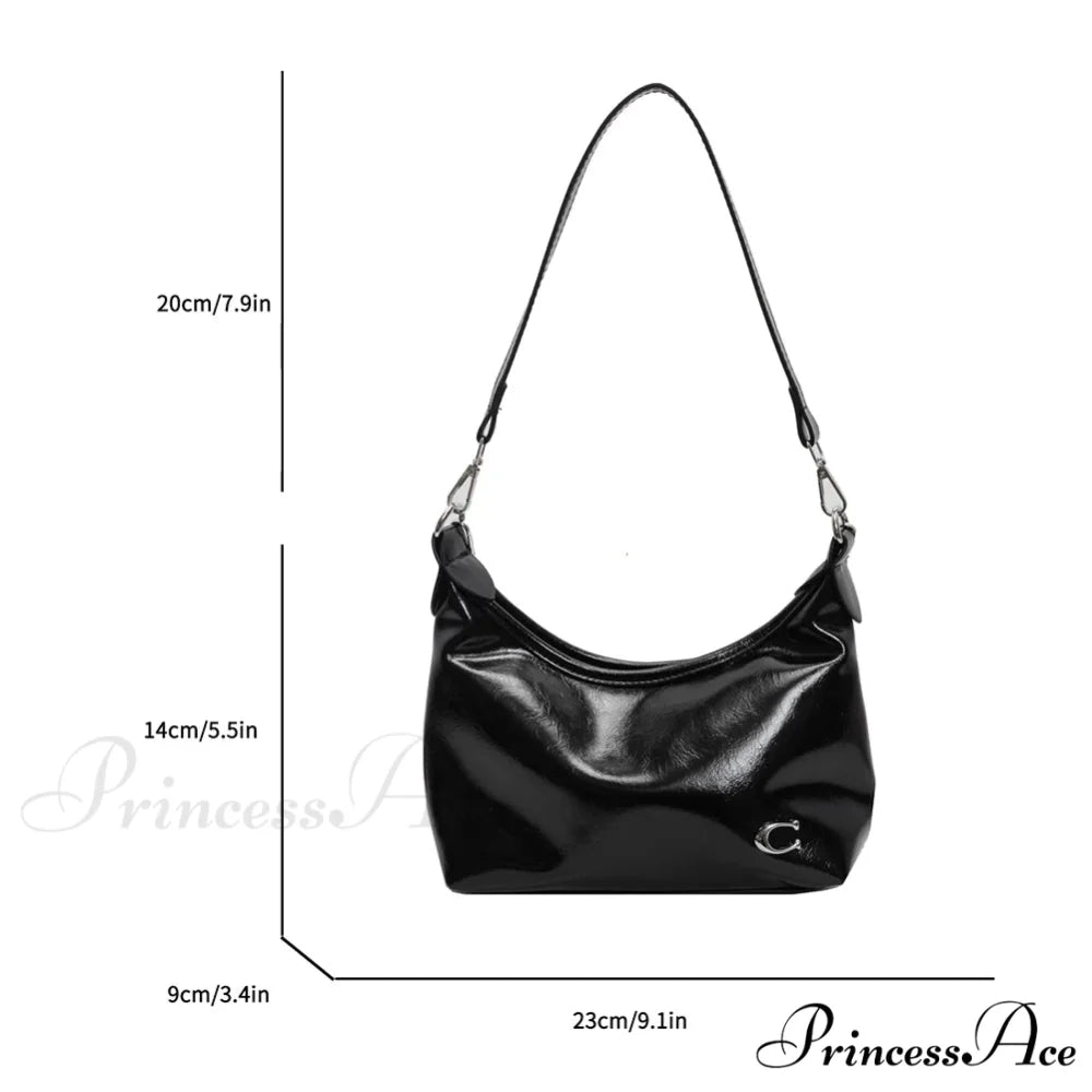 Chic PU Crossbody Bag with Zipper