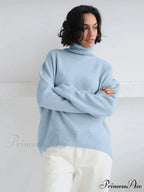 Chic Thickened Inner Wear Solid Fashion Knitted Jumper Christmas Sweater