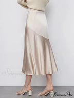 Chic Trumpet Satin Silky Skirt