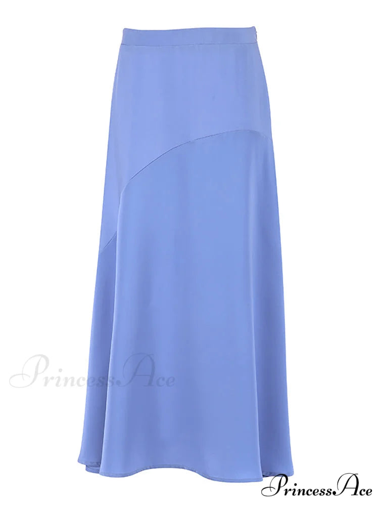 Chic Trumpet Satin Silky Skirt