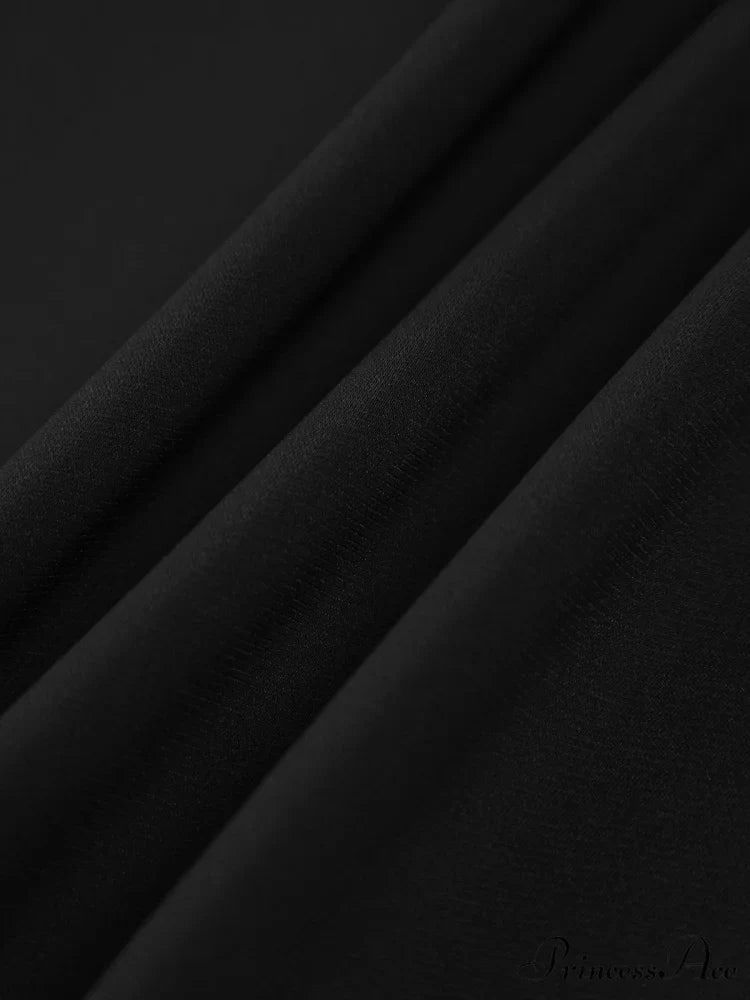 Chiffon Low Cut V-neck Modern Pleated Zip Mini Dress