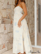 Chill Vibes Open-Back Charming Spaghetti Strap Maxi Dress